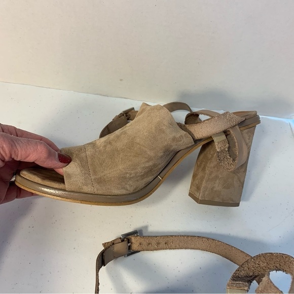 Free People See Ya There Heel Suede Wrap Sandal - Picture 7 of 11